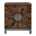 Small Recycled Elm Wood 2 Door Cabinet | Midas