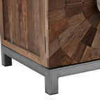 Small Recycled Elm Wood 2 Door Cabinet | Midas