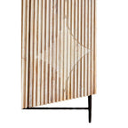 Grey Wash Elm Wood Wardrobe | Kyra