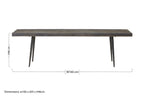 Old Oak Wood Bench | Mason