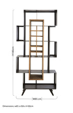 Black Iron Frame Shelf Unit | Mason