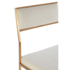 Milky White Velvet Dining Chair | Mian