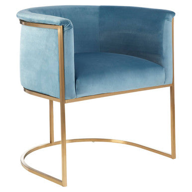 Blue Velvet Chair | Mias