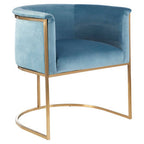 Blue Velvet Chair | Mias