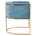 Blue Velvet Chair | Mias