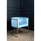 Blue Velvet Chair | Mias