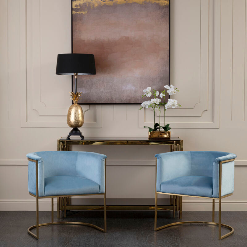 Blue Velvet Chair | Mias