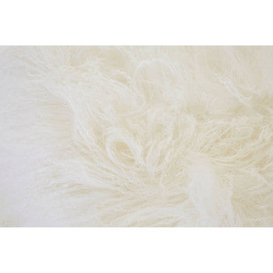 White Sheepskin Stool | Anafi