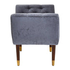 Grey Chenille Stool | Shay