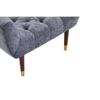 Grey Chenille Stool | Shay