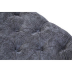 Grey Chenille Stool | Shay