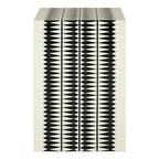 Black and White Resin Table and Stool | Issey