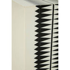 Black and White Resin Table and Stool | Issey