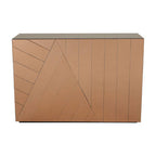 Brown Tinted Mirror Console Table | Roza