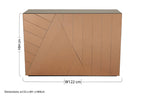 Brown Tinted Mirror Console Table | Roza