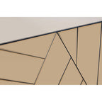 Brown Tinted Mirror Console Table | Roza