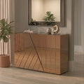 Brown Tinted Mirror Console Table | Roza