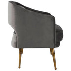 2 Seater Grey Velvet Sofa | Hendricks