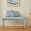 Light Blue Velvet Bench | Allure