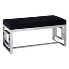 Black Tufted Bench | Allure