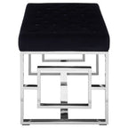 Black Tufted Bench | Allure