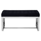 Black Tufted Bench | Allure