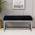 Black Tufted Bench | Allure