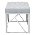 Powder Blue Geometric Bench | Allure