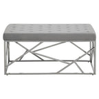 Powder Blue Geometric Bench | Allure