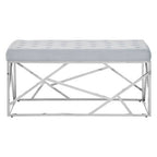Powder Blue Geometric Bench | Allure