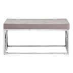 Mink Tufted Bench | Allure