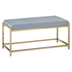 Gold And Powder Blue Bench | Allure