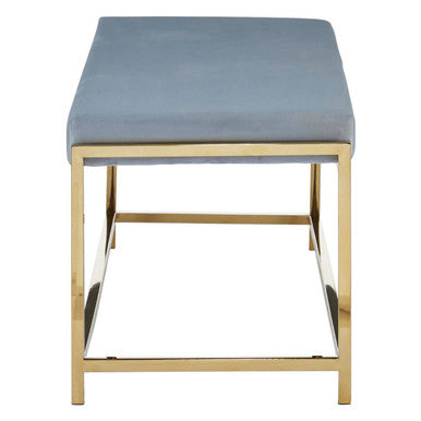 Gold And Powder Blue Bench | Allure
