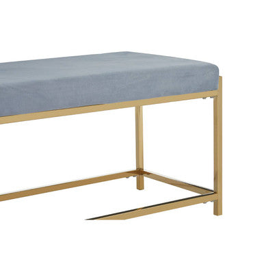 Gold And Powder Blue Bench | Allure