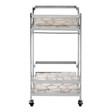 White Agate Drinks Trolley | Vita