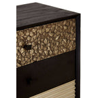 Patterned Tall Chest of 5 Drawers | Boho