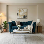 2 Seater Midnight Velvet Sofa | Sabrina