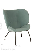 Green Fabric Accent Chair | Kolding