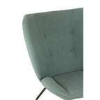 Green Fabric Accent Chair | Kolding