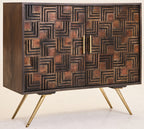 2 Door Mango Wood Sideboard | Surat