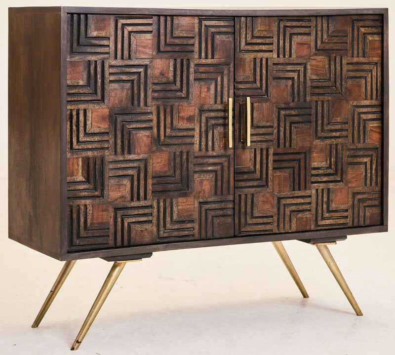 2 Door Mango Wood Sideboard | Surat