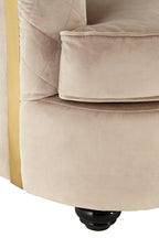 3 Seater Grey Cotton Velvet Sofa | Fiji
