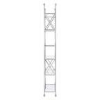 Cross Design 6 Tier Tempered Glass Shelving Unit | Horizon