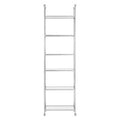 Cross Design 6 Tier Tempered Glass Shelving Unit | Horizon