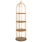 4 Tier Large Cage Design Shelf Unit | Horizon
