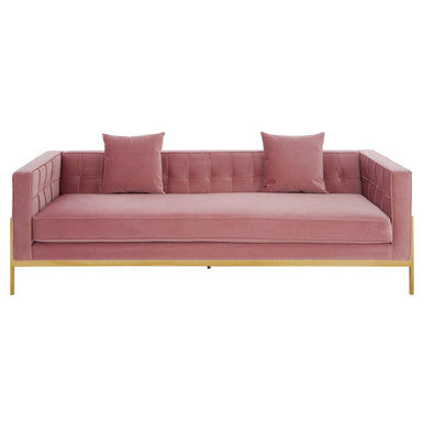 3 Seater Pink Sofa, Rena