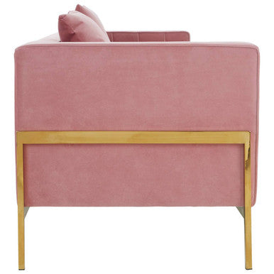 3 Seater Pink Sofa, Rena
