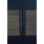 2 Tone Oak Wood Tall Cabinet | Salvar