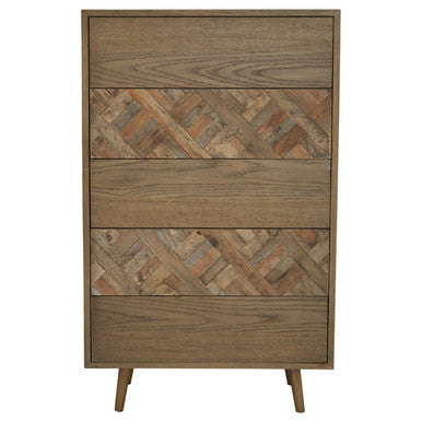Wooden Chest of 5 Drawers | Salvar