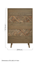Wooden Chest of 5 Drawers | Salvar